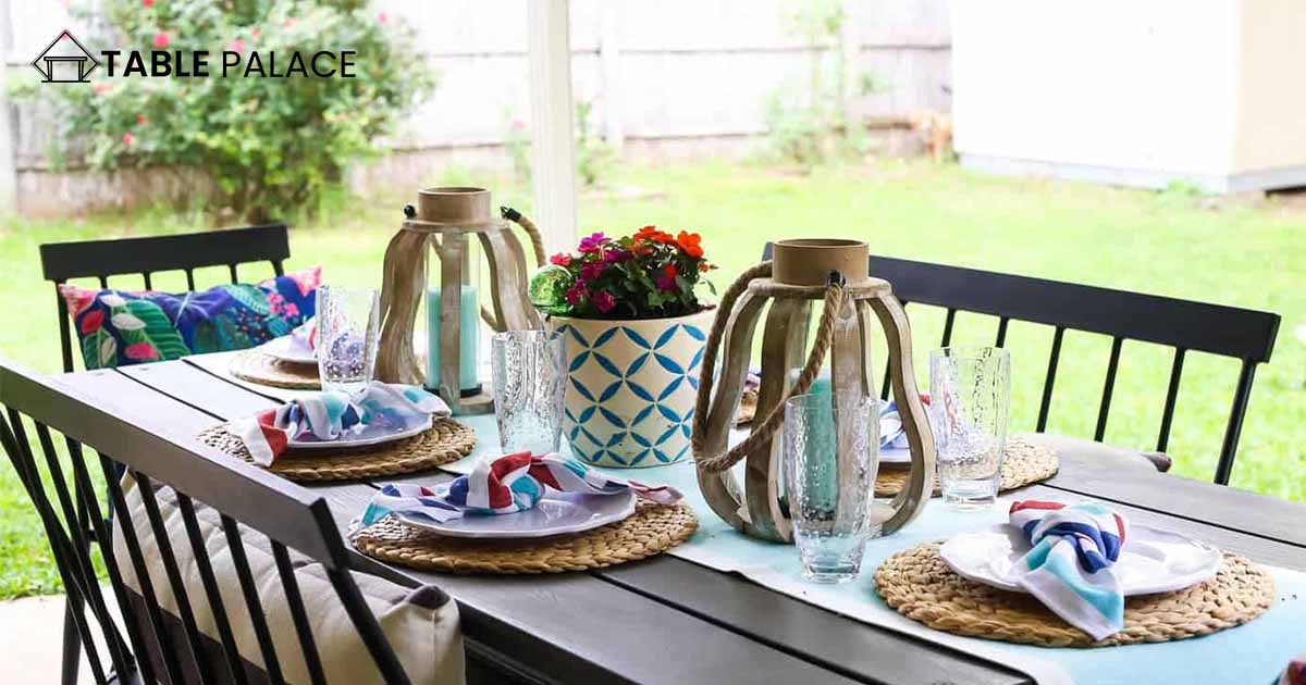 Decorate a Patio Table 12 Best Outdoor Table Decor Ideas