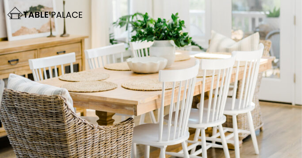 Mix up the furnishings around the table