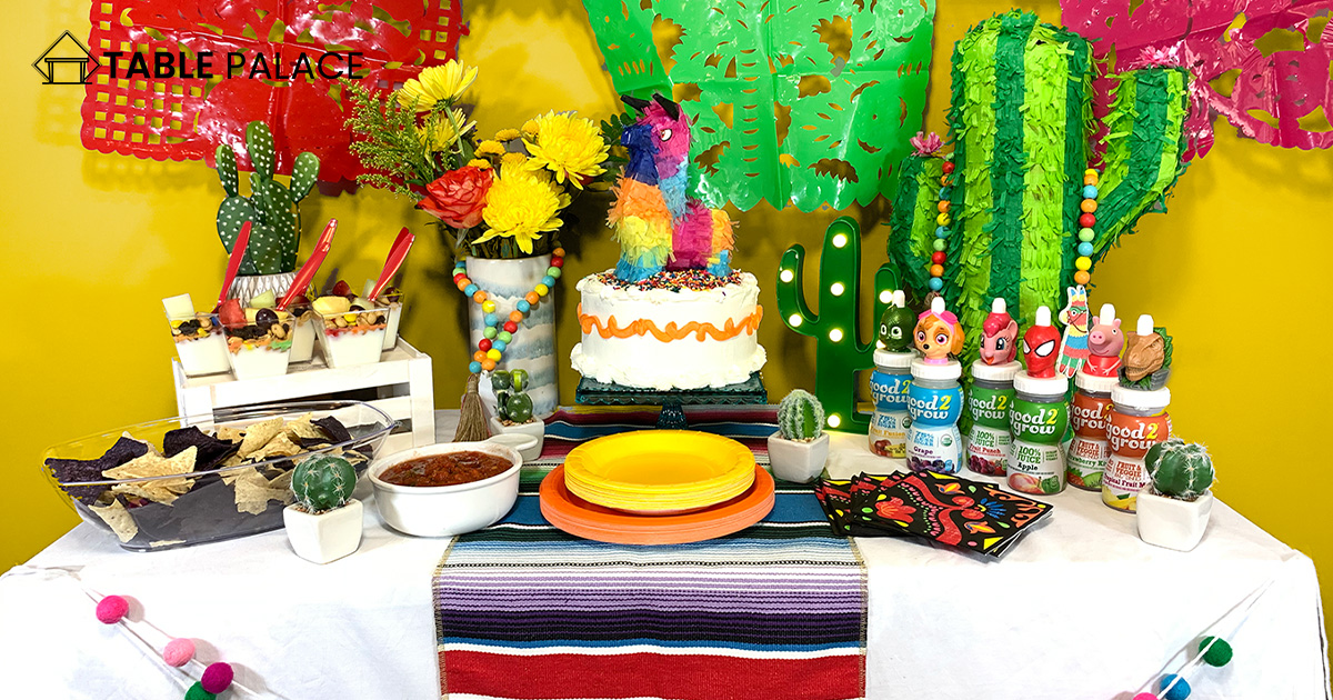 Decorating a Fantastic Fiesta Birthday Table