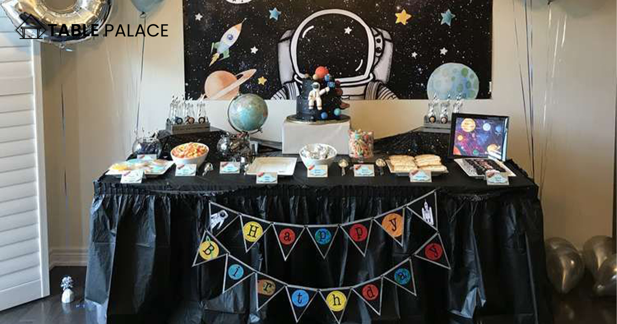 Decorating for an Outer Space Birthday Party