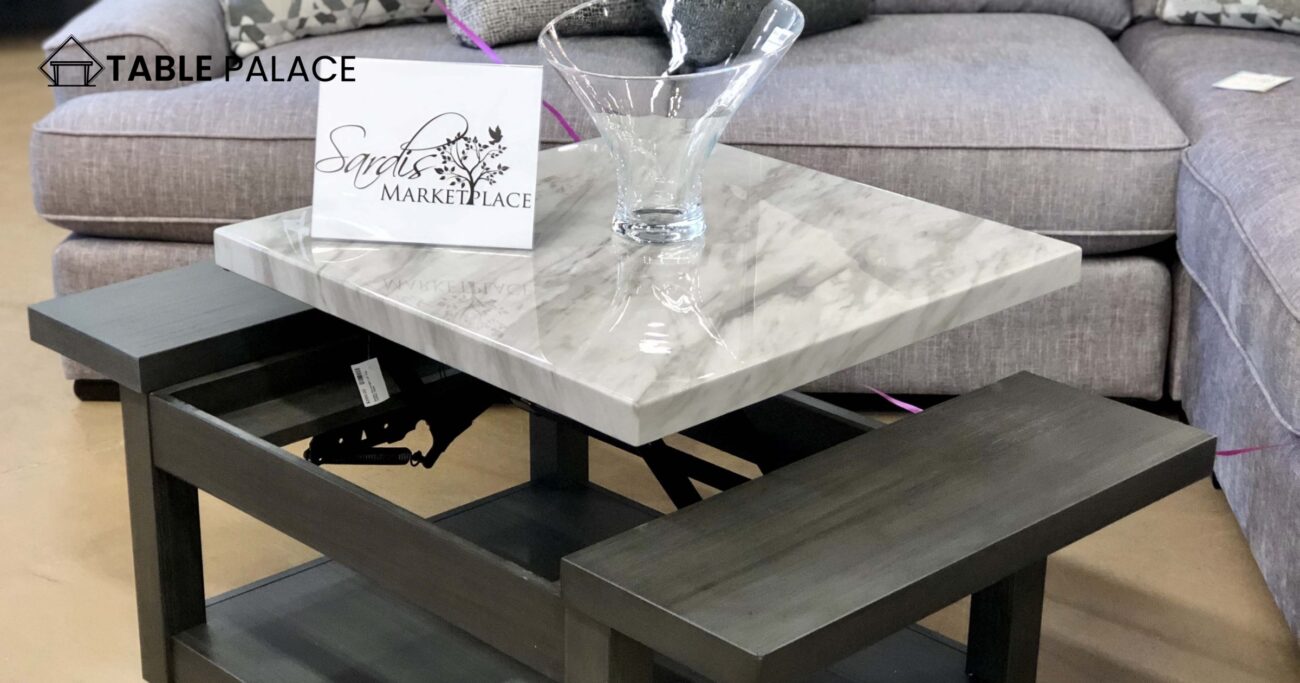 Marble Lift Top Coffee Table