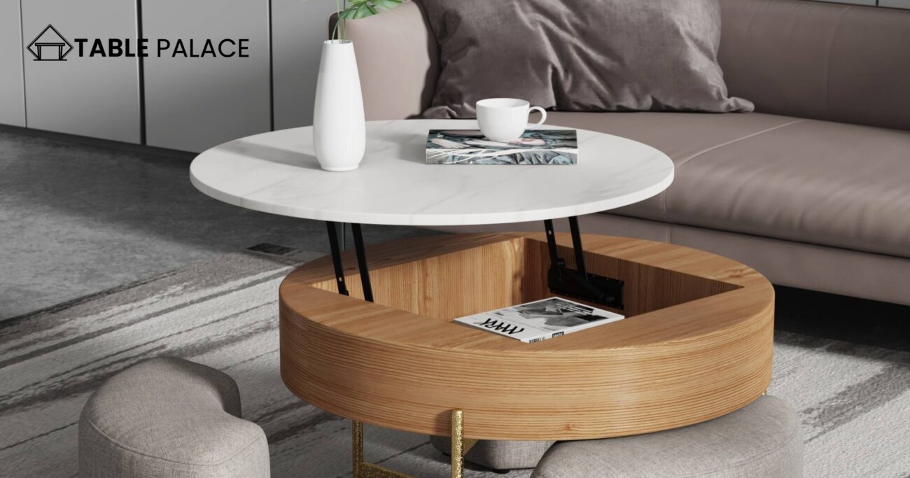 Round Lift Top Coffee Table