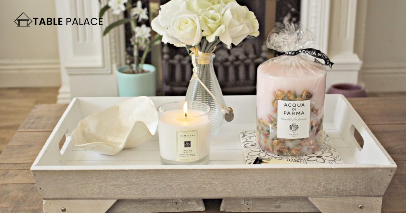 Add decorative items like candles or books