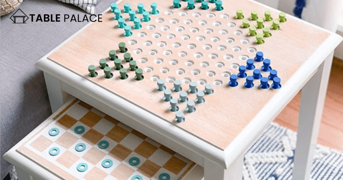 Build an Outdoor Checkers Game Table