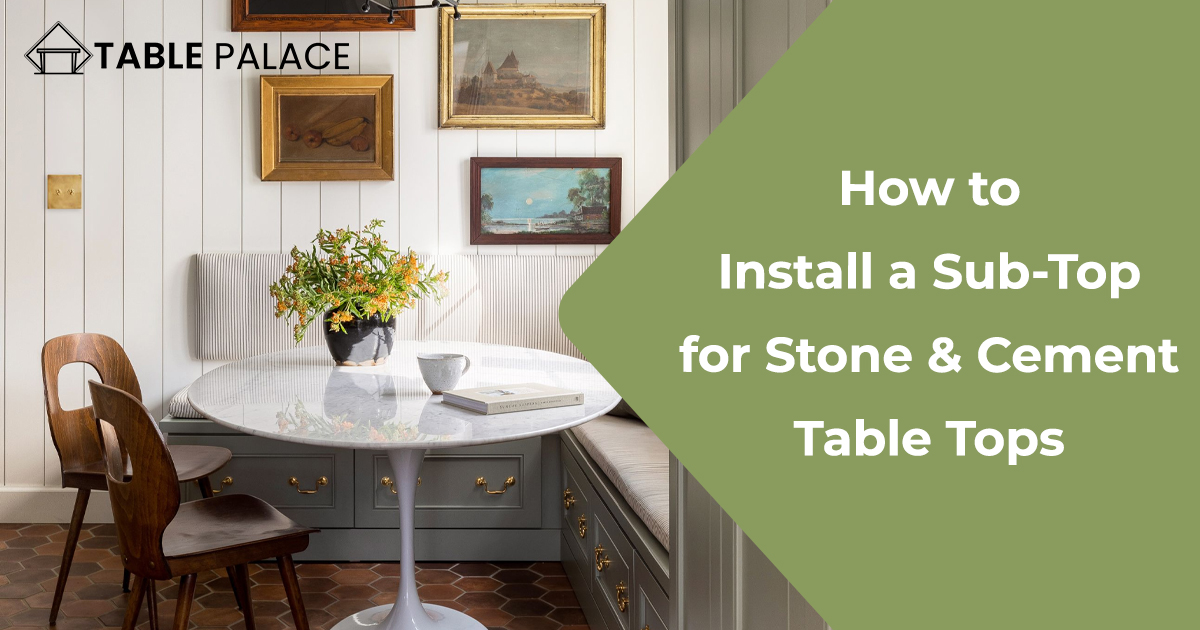 feature inage How to Install a Sub Top for Stone Cement Table Tops