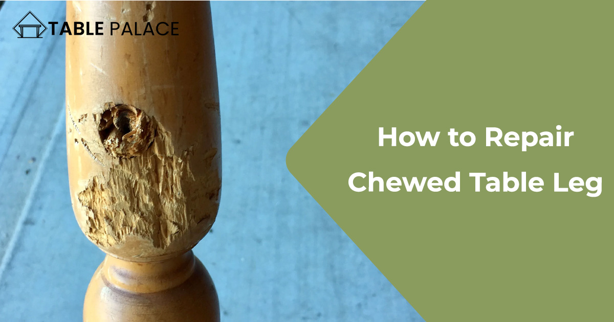 How to Repair Chewed Table Leg