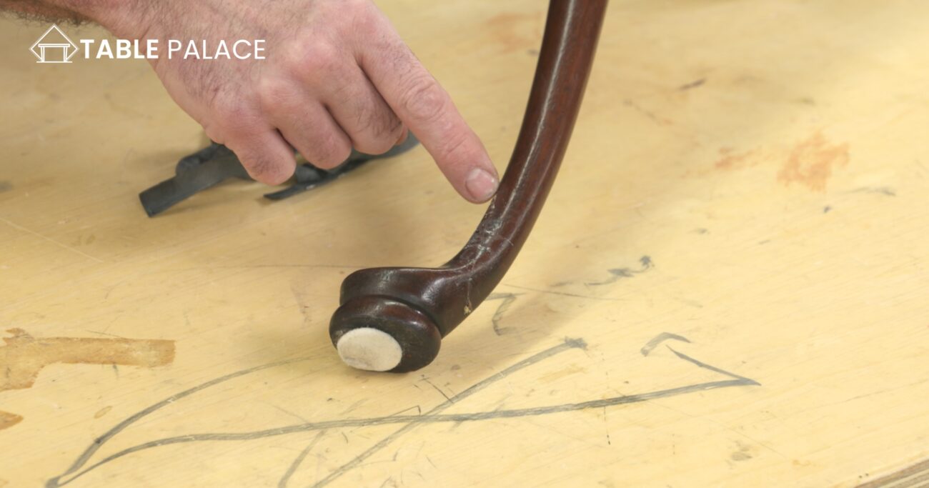 Is it easy to repair chewed table legs?