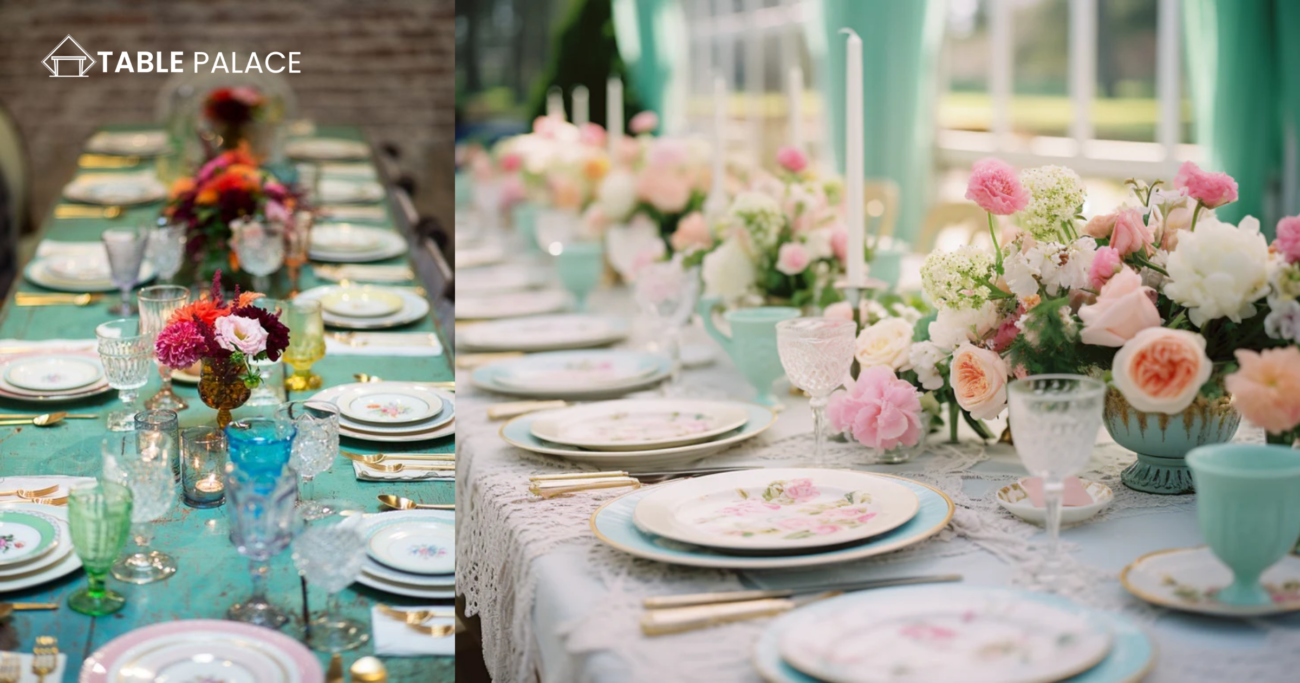 Infuse Playfulness into the Setting with Whimsical Elements Wedding Table Decorations